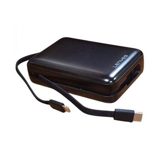 Внешний аккумулятор Power bank LENYES PX270D 20000 mAh, PD22,5W + быстрая зарядка батарея зарядка Черный (1908133)