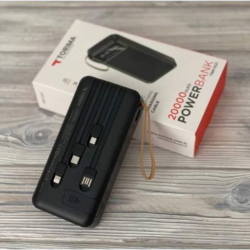 Зовнішній акумулятор Power bank TORIMA TRM-1021 20000 Mah батарея заряджання Чорний (1908166)