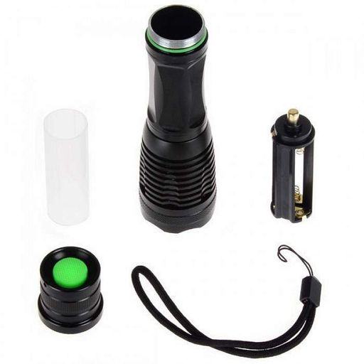 Тактический фонарь POLICE BL 1837 T6 50000W фонарик 1000 Lumen (1908191)