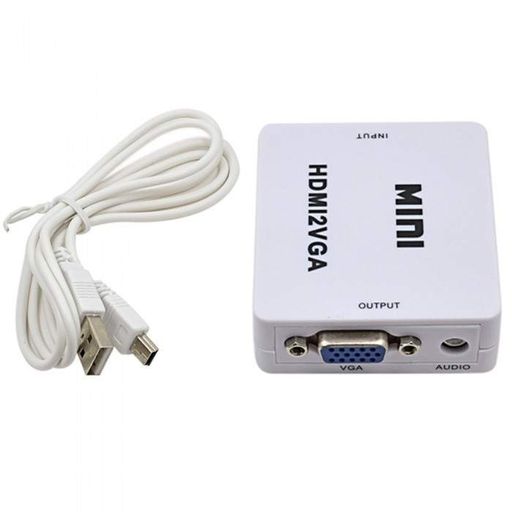 Адаптер HDMI to VGA (переходник, конвертер, 720p/1080p) переходник, конвертер (1908276)