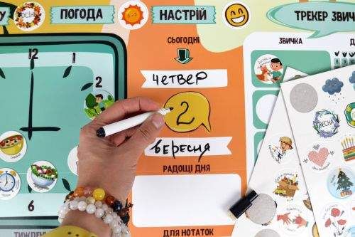 Игра обучающая "Мой планер" Комбинированный Разноцветный (171093) (1908510)