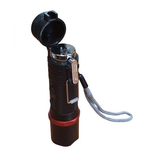 Аккумуляторный ручной фонарь Arexes AR-8806 с зажигалкой (1908776)
