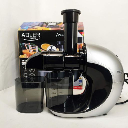 Соковыжималка шнековая для цитрусовых фруктов и овощей Adler AD 4130 домашняя электрическая на 150Вт (1908855)