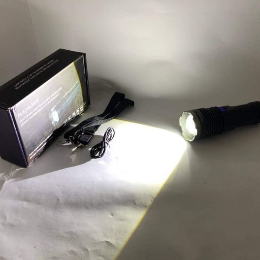 Ручной фонарь Police AK138 WHITE LASER LED PM60-TG с зарядкой USB, работающий от 4х18650 аккумуляторов (1908894)