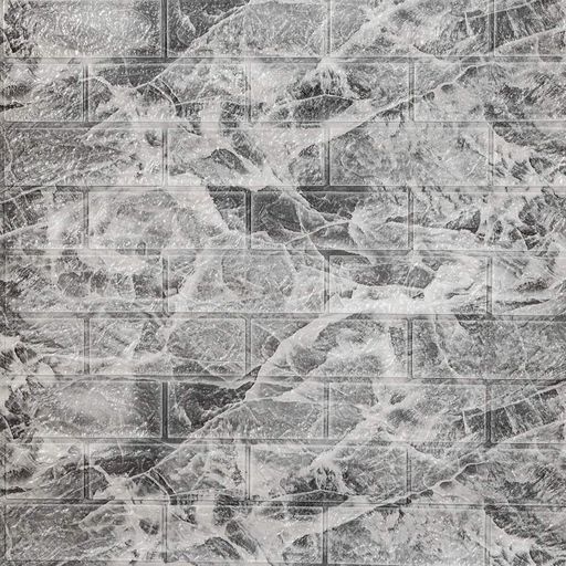 Самоклеющаяся 3D панель в рулоне 19600x700x3мм Мрамор Черный (R061-3-20) SW-00001196 (1908950)
