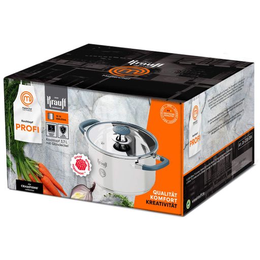 Набор из 2-х кастрюль Master Chef Krauff 3.7л, 4.7л + ПОДАРОК: Ложка, лопатка и сумка шопер (1917375)