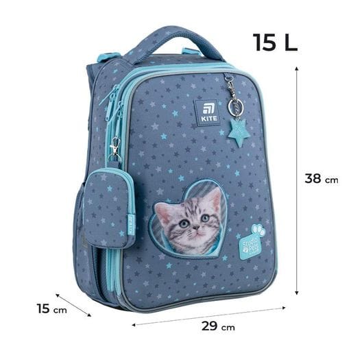 Рюкзак шкільний каркасний Kite Studio Pets 38 см (SP25-531M) (1918924)
