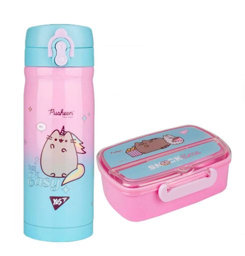 Набор для столовой термос+ланч-бокс Yes Pusheen (708198К) (1919048)