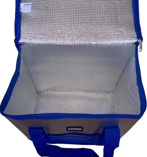 Туристическая термосумка WARM BAG MC-1059 на 25 л для продуктов и напитков 37×20×34 см Синяя (1921292)