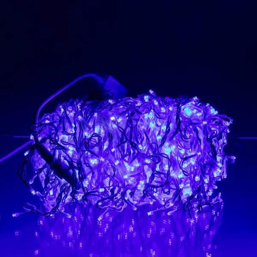Уличная гирлянда Бахрома 50 м 600 LED белый провод Синий 50MWBL (1921392)
