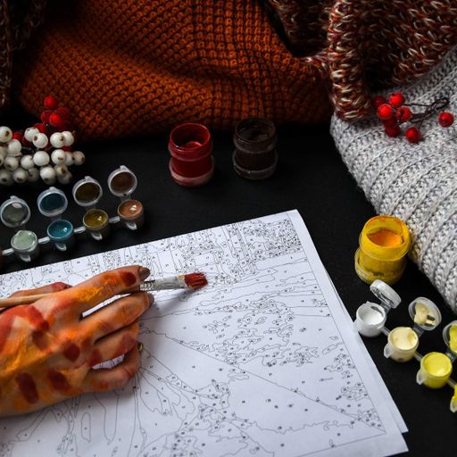 Картини за номерами "Швидкість" розмальовки за цифрами. 40*50 см.Україна (1926048)