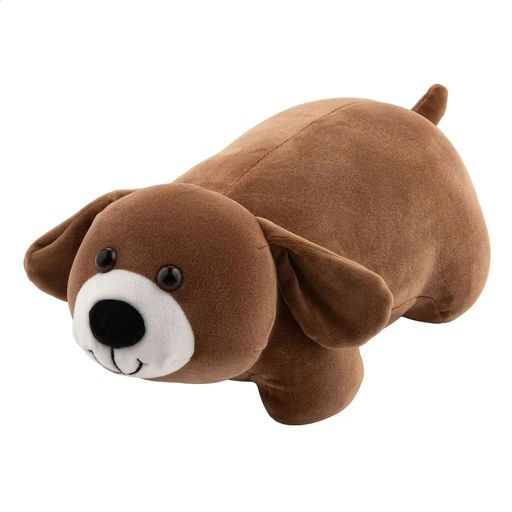 Подушка-трансформер для шеи Ardesto Travel Сute Dog коричневая, 30*30 см (ART3035NEP)
