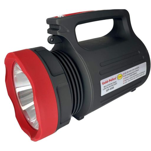 Многофункциональный туристический ручной фонарь Gold-Police GP650. Фонарь с Power Bank LED 220V (1935007)