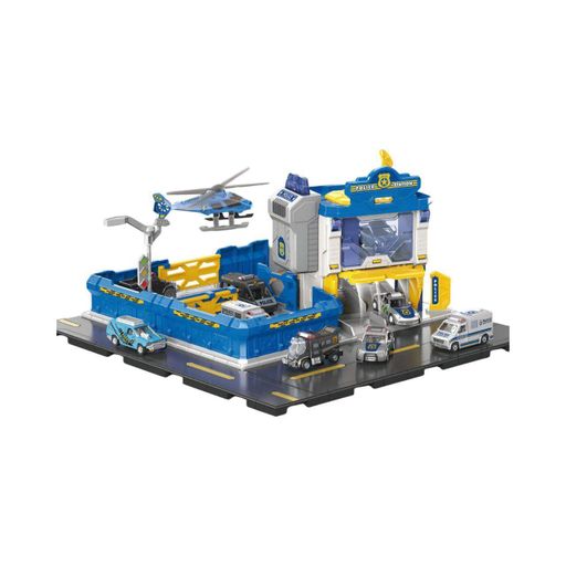 Игровой гараж SK 6601 с подсветкой и звуковыми эффектами, с машинками, в коробке (1935339)