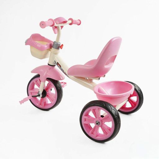Детский велосипед трехколесный Best Trike BS-60720 со светом и музыкой, розовый (1938529)