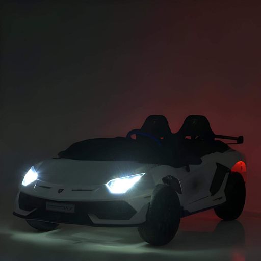 Детский электрокар Lamborghini M‑6026EBLR‑1, одноместный, с кожаным сиденьем, Bluetooth, подсветкой (1940353)