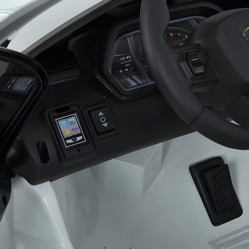 Детский электрокар Lamborghini M‑6026EBLR‑1, одноместный, с кожаным сиденьем, Bluetooth, подсветкой (1940353)