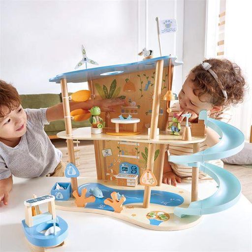 Игровой набор Hape Спасение океана деревянный 56х12х60 см цветной (701097) (1952953)