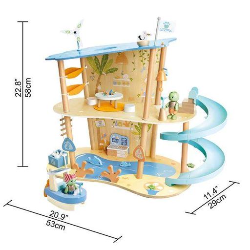 Игровой набор Hape Спасение океана деревянный 56х12х60 см цветной (701097) (1952953)