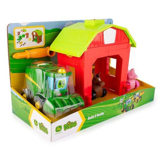 Конструктор John Deere Kids 33х17х21 см різнокольоровий з трактором і загоном (700849) (1953473)