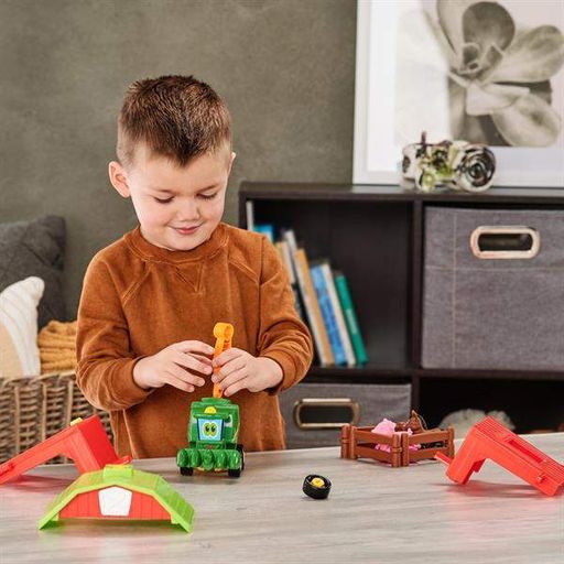 Конструктор John Deere Kids 33х17х21 см різнокольоровий з трактором і загоном (700849) (1953473)