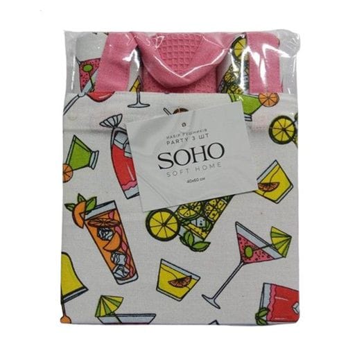Набор кухонных полотенец Soho Party, 40*60 см, 3 шт (6980448)