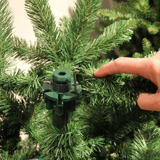Сосна TriumphTree ПВХ 230 см зеленая с инеем и шишками (533026) (1960800)
