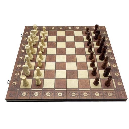 Набір настільних ігор "Шахи, нарди, шашки 3 в 1" Set1 NE-LG-11 ігрове поле 40х40 см Newt (1970341)