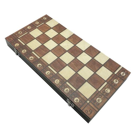 Набір настільних ігор "Шахи, нарди, шашки 3 в 1" Set1 NE-LG-11 ігрове поле 40х40 см Newt (1970341)