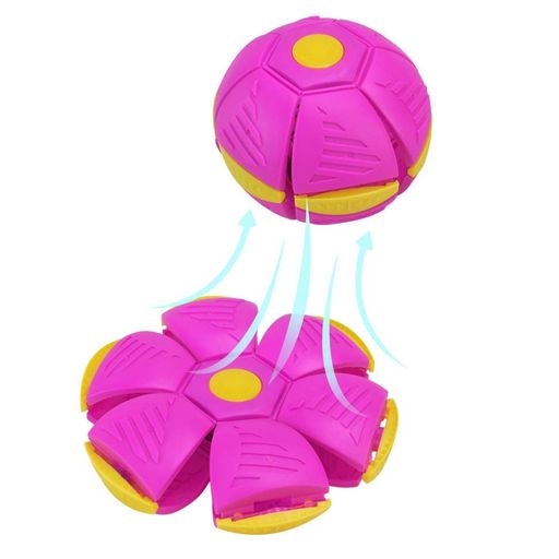 Детская игрушка Мяч-трансформер 87008H-3(Pink) 16 см со светом (1971553)