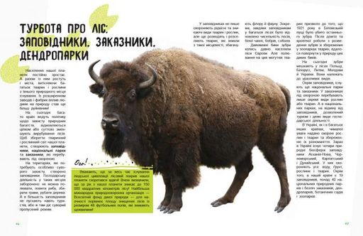 Детская книга Ranok Creative твёрдый переплет 64 стр Лес Украина (555962) (1976302)