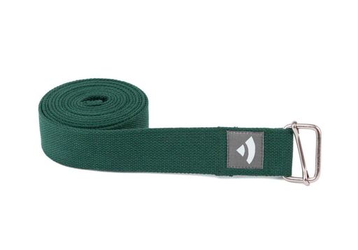 Ремень для йоги Asana Belt от Bodhi темно-зеленый 250x3.8 см (1978791)