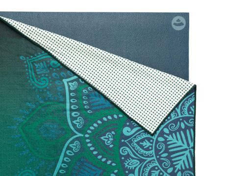 Рушник для йоги Mandalas Jungle Green від Bodhi 183x61 см (1978799)