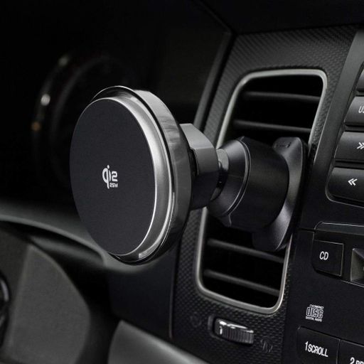 Автодержатель с беспроводной зарядкой Proove Light Crystal Qi2.2 25W Grey (WHLC25002003) [165614] (1981453)