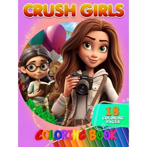 Раскраска для детей Crush Girls А05122408 формат А4 (1982953)
