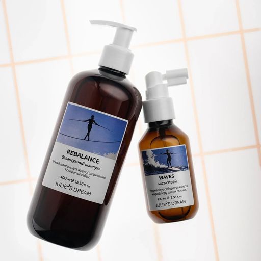 Набор для волос Julie's Dream Oil Balance Set (шампунь, 400 мл + мист-спрей, 100 мл)