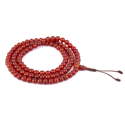 Чотки із сердоліку HandiCraft 108 намистин 6.7 мм (27196) (1993238)