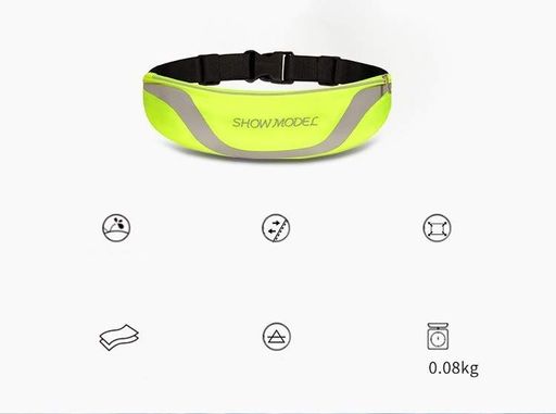 Сумка для бега Спортивная сумка на пояс Psheko 33х9 см Водонепроницаемая Green (GF050393) (1993345)