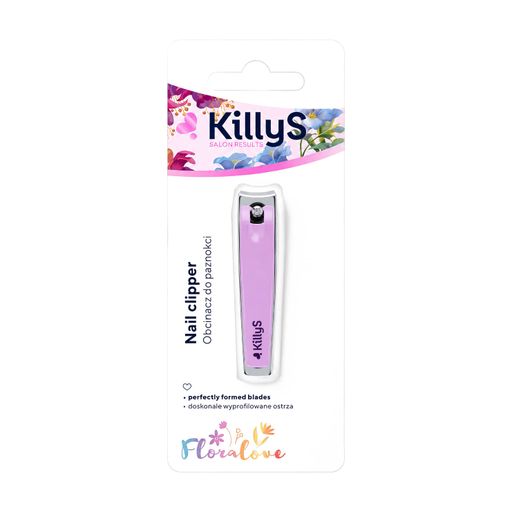 Щипчики для ногтей KillyS Floralove Nail Clipper розовые (500338)