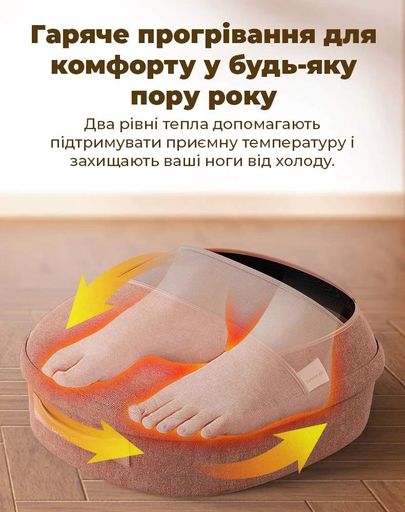 Массажер для ног с подогревом и роликовым массажем Darius DRS-3200A (2000963)