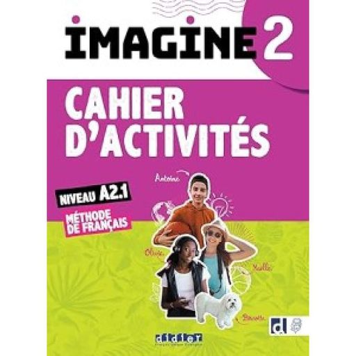 Imagine 2 A2.1 Cahier d'activites + CD mp3 + didierfle.app Edition 2022 (2005122)