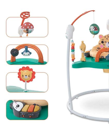 Ігровий центр, що розвиває, дитячий джемпер Fisher-Price Jumperoo Baby Activity Center Зелений Gemei (2005334)