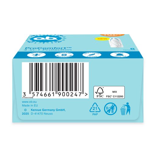 Тампоны o.b. ProComfort Super, 8 шт