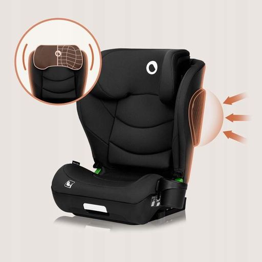Дитяче автокрісло Lionelo NEAL I-SIZE BLACK CARBON (2005562)