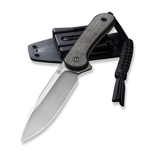 Ніж фіксований тактичний Civivi Elementum, (10.1 см) D2 / Micarta чорний (2006793)