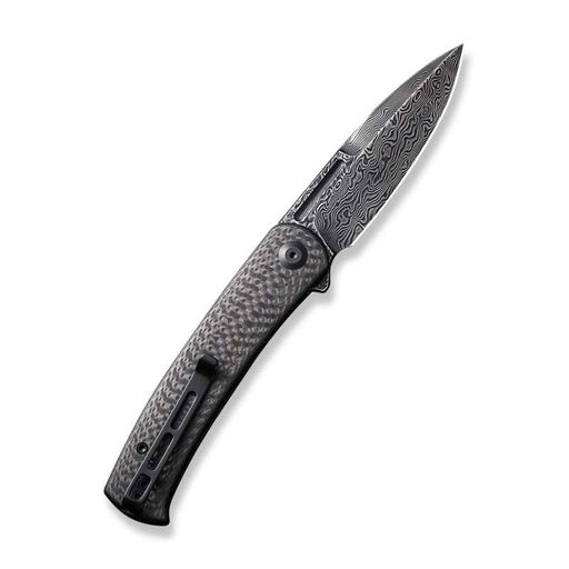 Ніж складаний туристичний Civivi Caetus Flipper, (8.8 см) Damascus / Carbon Fiber (2006861)