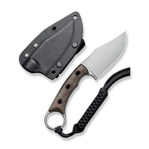 Ніж фіксований тактичний Civivi Midwatch, (8.6 см) N690 / Micarta коричневий (2006981)