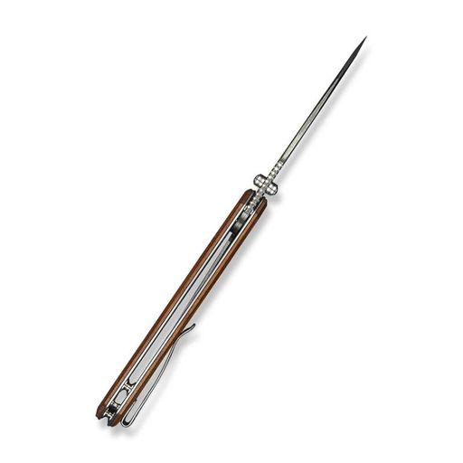Ніж складаний туристичний Civivi Placoid, (9.3 см) Damascus / Guibourtia Wood (2006996)
