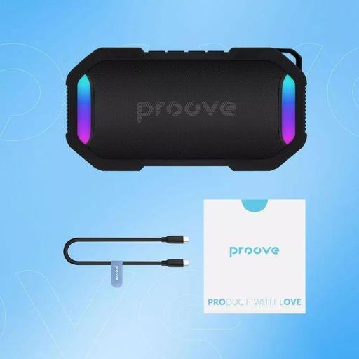 Портативная акустика Proove Black Rock 10W черно-голубая (61219)