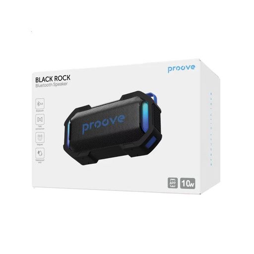 Портативная акустика Proove Black Rock 10W черно-голубая (61219)